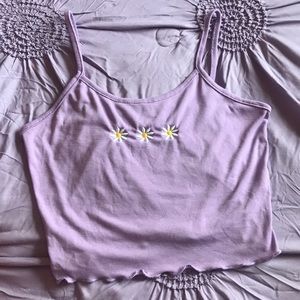 flower tank/crop top